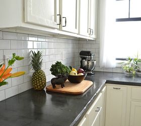 s 13 ways to transform your countertops without replacing them, bathroom ideas, countertops, kitchen design, Replace countertops with smooth concrete