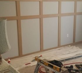 bedroom board and batten wall