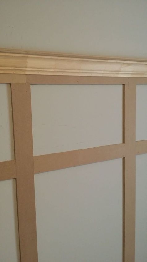 bedroom board and batten wall