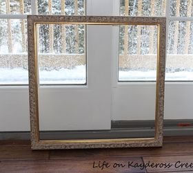 an old frame becomes a new tray, chalk paint, crafts, repurposing upcycling