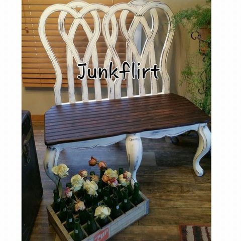 upcycled chair benches, diy, painted furniture, repurposing upcycling, woodworking projects