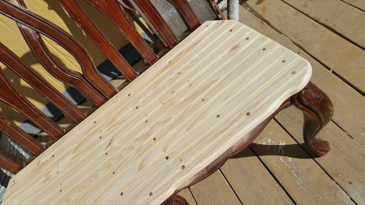 upcycled chair benches, diy, painted furniture, repurposing upcycling, woodworking projects