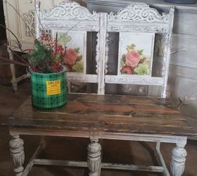 Upcycled Chair Benches