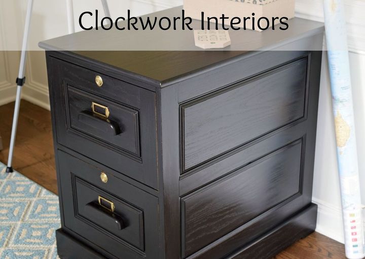 from drab to fab updating oak filing cabinets with paint, painted furniture