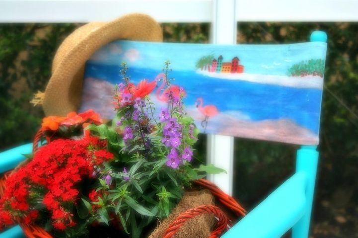 en busca de la silla y la jardinera perfectas para florida, El cuadro
