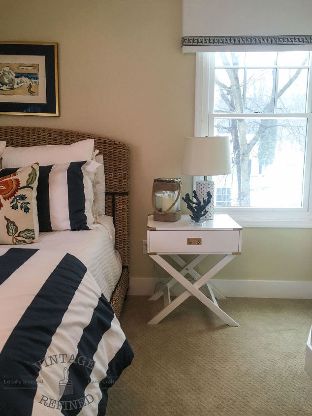 nautical bedroom makeover, bedroom ideas, diy, home decor, home improvement