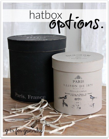 create your own faux french hatbox, chalk paint, crafts