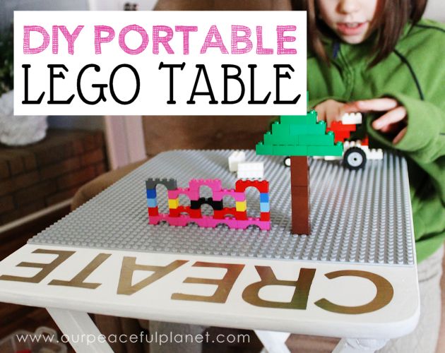 portable diy lego table, entertainment rec rooms, how to, painted furniture, repurposing upcycling