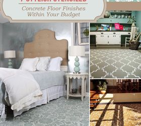 7 Stylish Stenciled Concrete Floors Within Your Budget! Hometalk