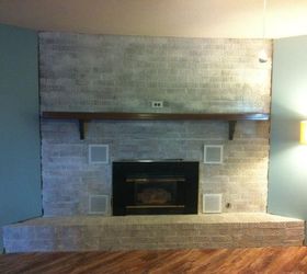 the 2 hour and 20 fireplace makeover, fireplaces mantels, painting, 2 hours well spent