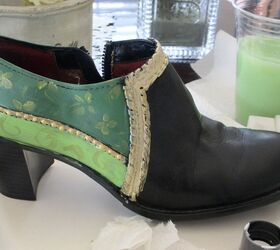 lucky leprechaun shoe st patrick s recycled diy, container gardening, crafts, repurposing upcycling, seasonal holiday decor