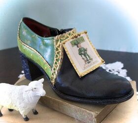 lucky leprechaun shoe st patrick s recycled diy, container gardening, crafts, repurposing upcycling, seasonal holiday decor