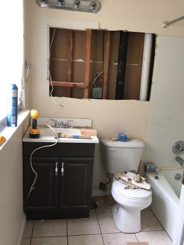 Small Master Bathroom Makeover on a Budget Hometalk Small Master Bathroom Makeover on a Budget Hometalk