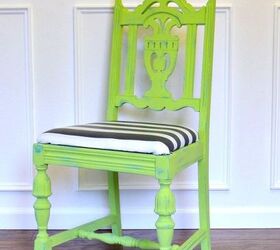 Blue and Green Chair Makeover Hometalk
