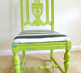 Blue and Green Chair Makeover Hometalk