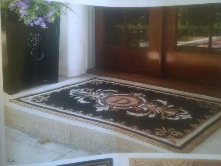 q extra long mat for front door how to make, crafts, reupholster, Front gate catalog 159 00