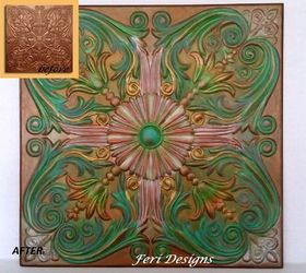 Antique Ceiling Tiles Paintings Hometalk