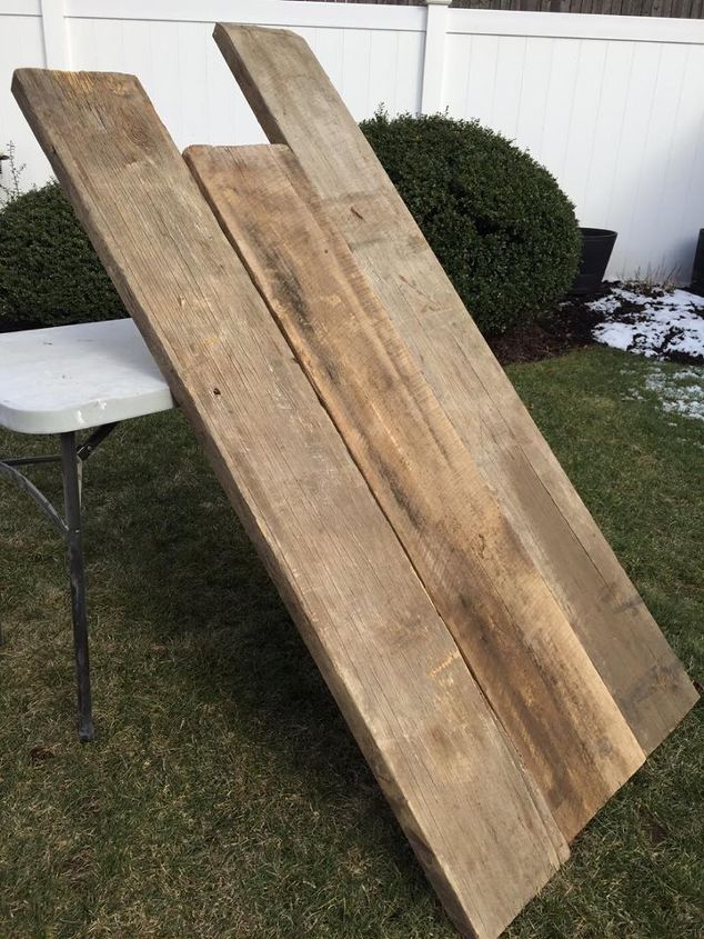 building a reclaimed barn wood farm table from scratch, diy, painted furniture, repurposing upcycling, rustic furniture, woodworking projects
