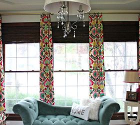 15 designer tricks to get pinterest worthy curtains, Fake a full curtain with well spaced panels