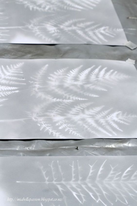 diy art impresin de hojas solares de imitacin superfcil