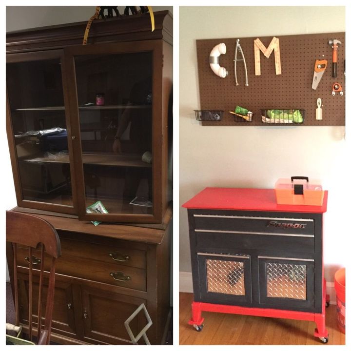Tool Chest Dresser Repurposed Hutch Bottom Hometalk