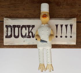 duck don t bump your head, crafts, pallet, wall decor