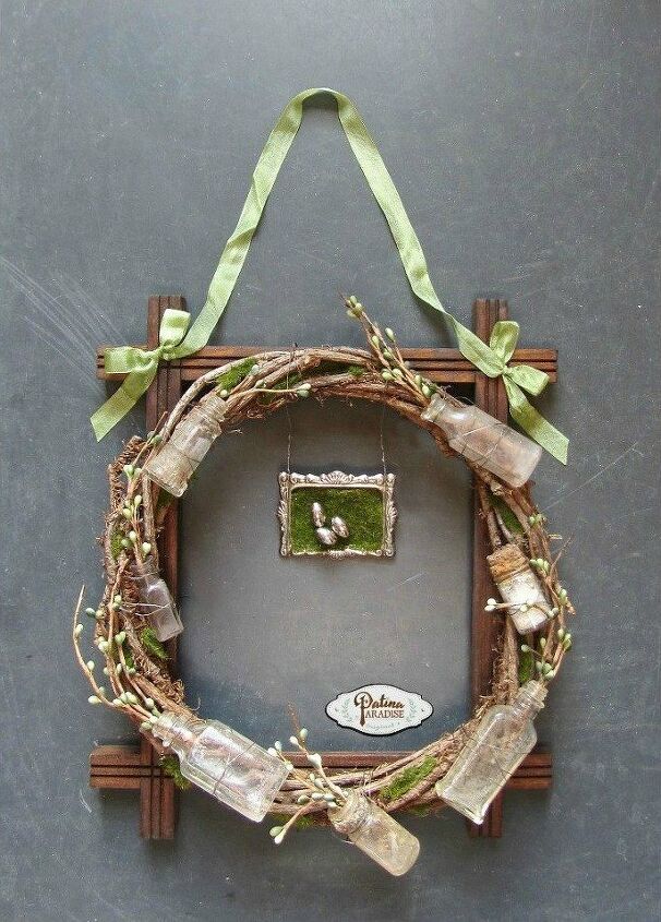 s 31 gorgeous spring wreaths that will make your neighbors smile, crafts, seasonal holiday decor, wreaths, Include some of your vintage collection