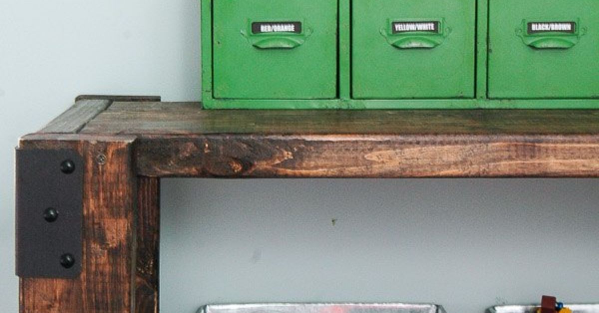 How to Build an Easy Industrial 2x4 Shelving Unit | Hometalk