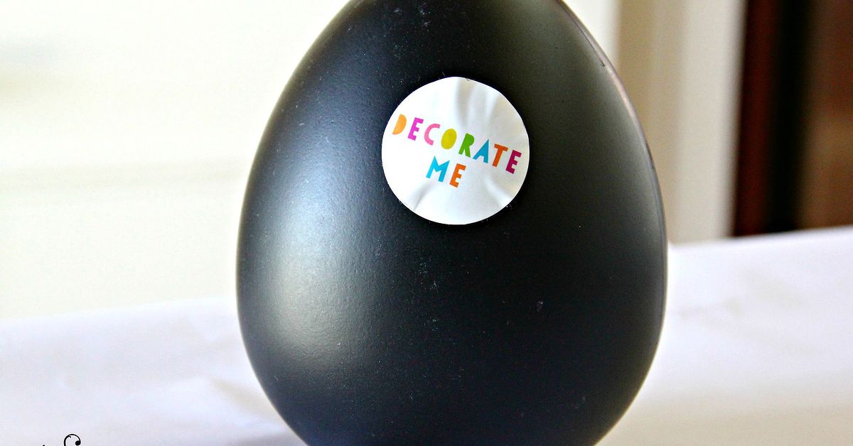 Pottery Barn Inspired German Glitter Easter Eggs Hometalk