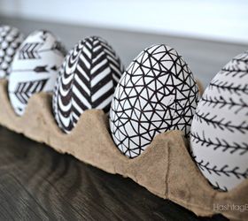 sharpie doodle easter eggs, crafts, easter decorations, seasonal holiday decor