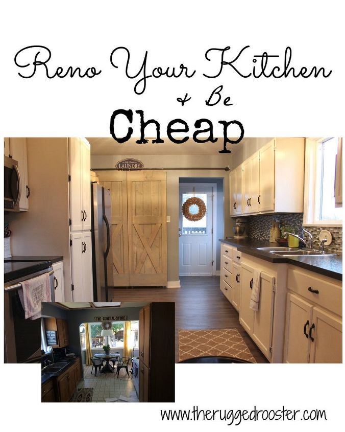 farmhouse kitchen reno for cheap, diy, home improvement, home maintenance repairs, kitchen design