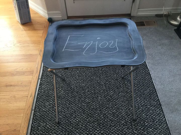 upcycled tv trays i had no idea on the family fun they d become