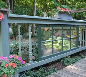 15 privacy fences that will turn your yard into a secluded oasis, Upcycle a window in your fence
