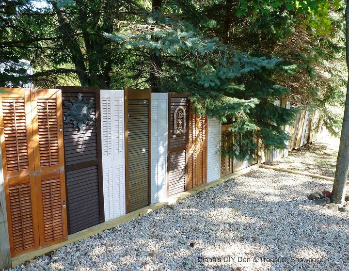 15 privacy fences that will turn your yard into a secluded oasis, Or line up a mix of old shutters