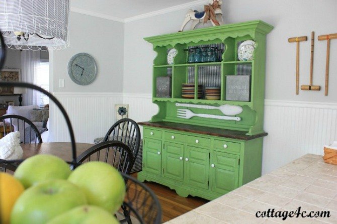 s 21 enchanting ideas for people who love green, home decor, paint colors, painted furniture, Spotlight Your Large Accent Pieces