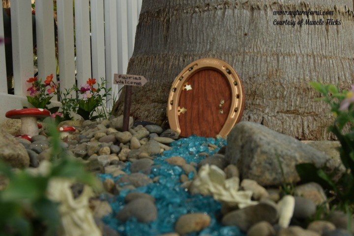 horseshoe fairy door, crafts, gardening, outdoor living
