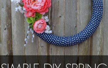 Tutorial de la corona de primavera DIY Simple Spring Wreath