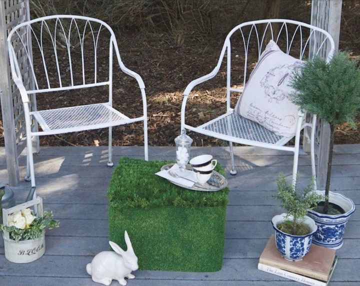 s these are the hottest diy spring trends of 2016, crafts, seasonal holiday decor, Faux grass is back if you use it right