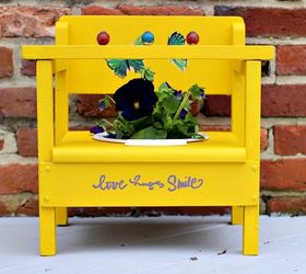 s these are the hottest diy spring trends of 2016, crafts, seasonal holiday decor, Repurpose furniture in the garden