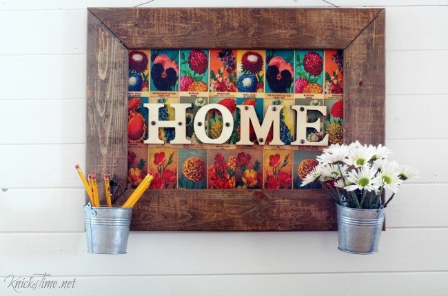 s these are the hottest diy spring trends of 2016, crafts, seasonal holiday decor, Use vintage seed packets in your design