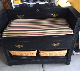 Repurposed Dresser to Bench