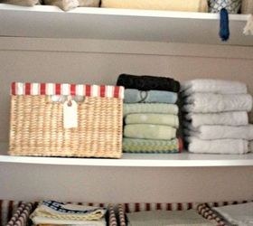 organized linen closet, closet, organizing