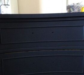 black vintage dresser with gold leafing, painted furniture