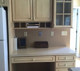 Help I Don T Know What To Do With My Built In Kitchen Desk Hometalk