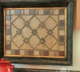 13 increbles ideas de salpicaderos de cocina que no son de azulejos, Haz un mosaico con papel cortado