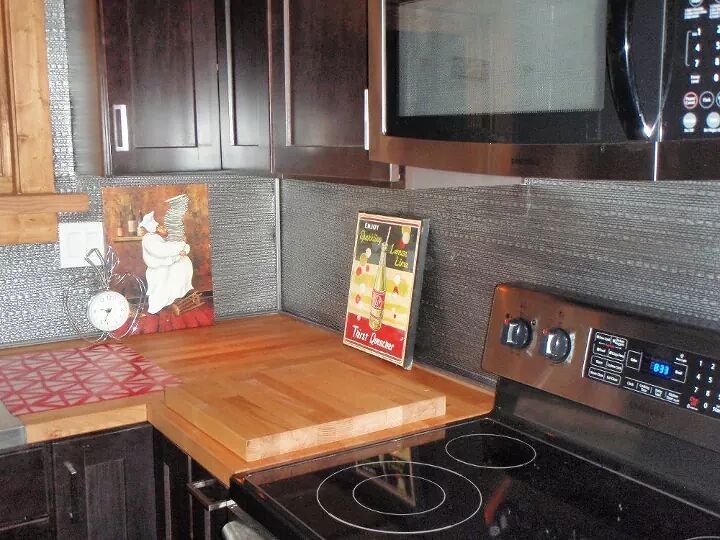 13 Incredible Kitchen Backsplash Ideas That Aren't Tile | Hometalk