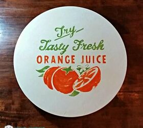 upcycle an old lazy susan with some vintage graphic flair, crafts, repurposing upcycling