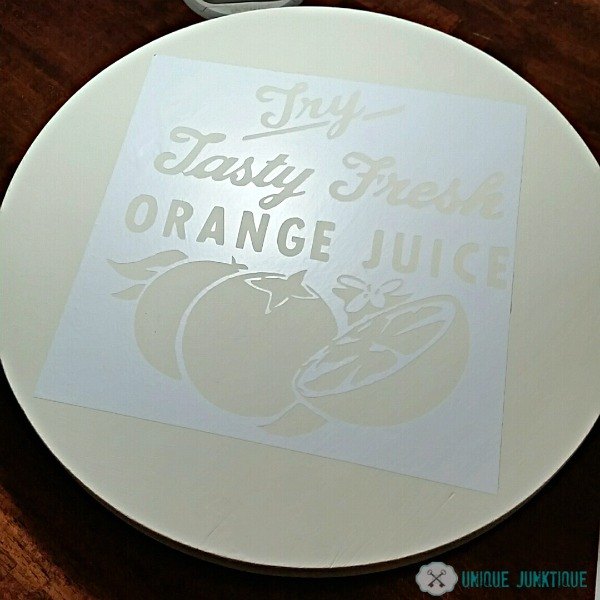 upcycle an old lazy susan with some vintage graphic flair, crafts, repurposing upcycling