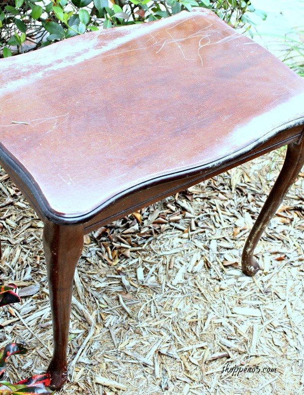 diylikeaboss paint this table red now, chalk paint, painted furniture