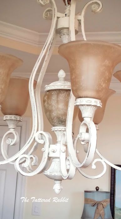 Chandelier Makeover Using General Finishes Antique White Hometalk Oil Rubbed Bronze Chandelier Makeover Home Decor Lighting Painting